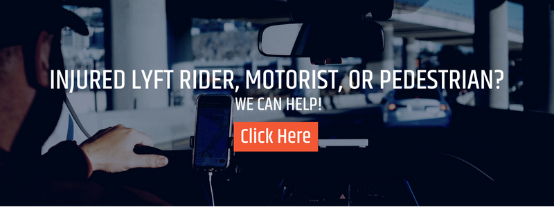 injured lyft rider motorist or passenger? we can help